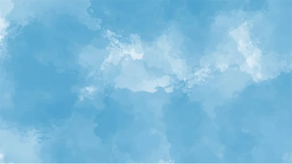 Blauwe Aquarel Achtergrond Voor Ontwerp Aquarel Achtergrond Concept Vector — Stockvector