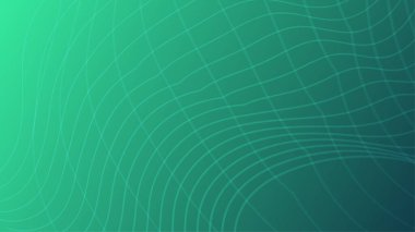 Soyut Yeşil Arkaplan Şablonu Vektörü, Güzel Dalga Tasarımı ile Yeşil Arkaplan