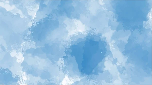Blauwe Aquarel Achtergrond Voor Texturen Achtergronden Web Banners Desig — Stockvector