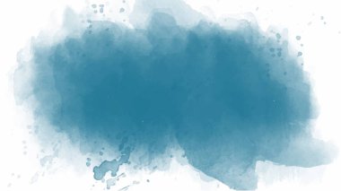 Dokular için mavi suluboya arkaplan ve web pankartları arzuluyor