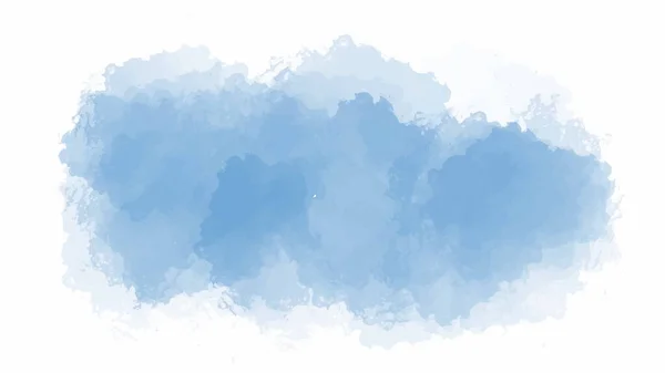 Sfondo Acquerello Blu Texture Sfondi Banner Web Desig — Vettoriale Stock