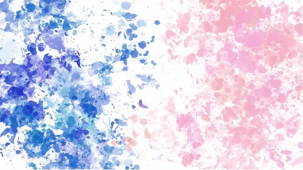 Blauer Und Rosa Aquarell Hintergrund Für Texturen Hintergründe Und Web — Stockvektor
