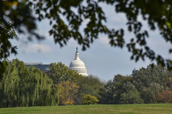 Washington Usa Жовтня 2021 Capitol Building Seen Henry Bacon Drive — стокове фото