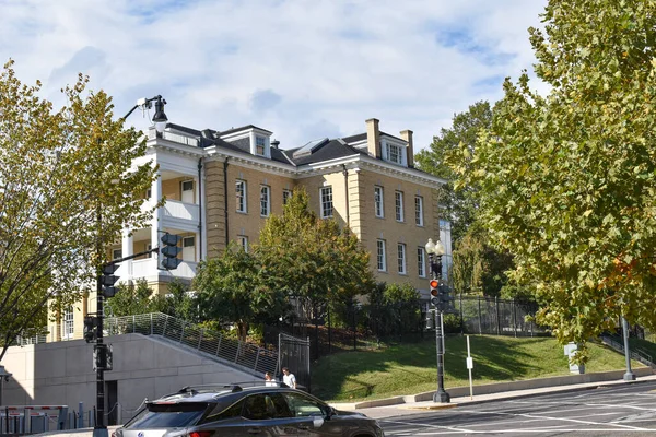 Washington Usa Жовтня 2021 Yellow Stone Mansion Розташований Potomac Annex — стокове фото