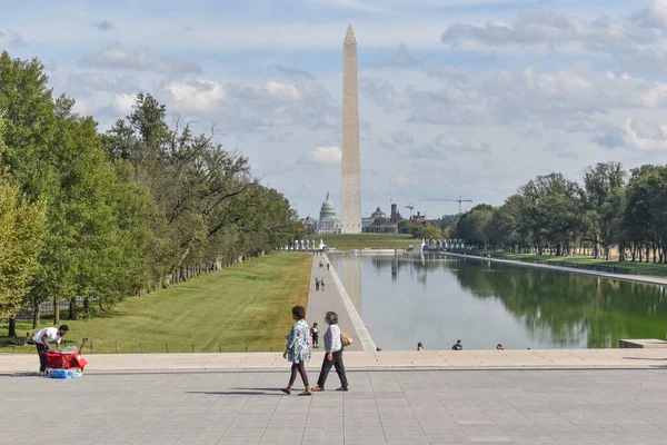 Washington Verenigde Staten Oktober 2021 Washington Monument Het Capitool Van — Stockfoto