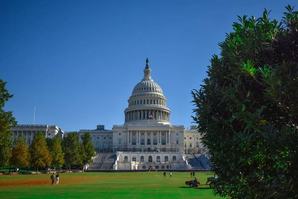 Washington Usa November 2021 Front Capitol Building Visas Från Väst — Stockfoto