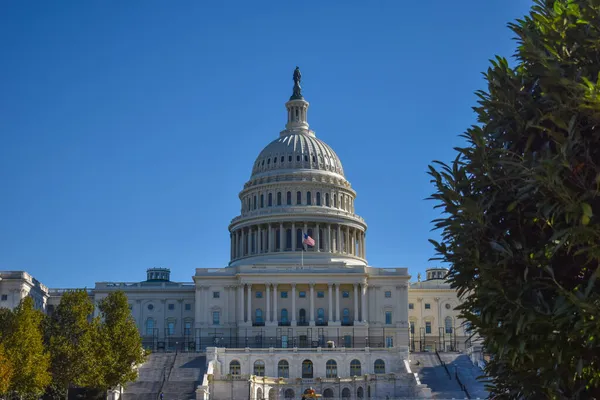 Washington États Unis Novembre 2021 Front Capitol Building Ouest Encadré — Photo