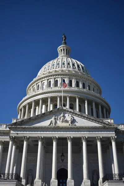 Washington Eua Novembro 2021 Olhar Para Capitólio Dos Estados Unidos — Fotografia de Stock