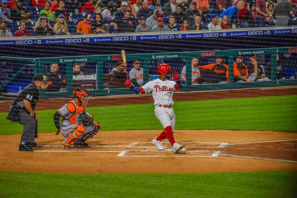 Filadélfia Pensilvânia Eua Setembro 2021 Philadelphia Phillies Outfielder Odubel Herrera — Fotografia de Stock