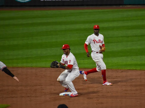 Philadelphia Pennsylvania Usa September 2021 Philadelphia Phillies Zweiter Baseman Jean — Stockfoto