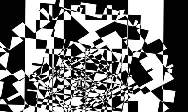 Operasyon sanatında soyut siyah desenler dokusu