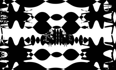 Modern tarz tasarım için siyah beyaz duvar kağıdı