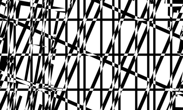 Motif Mystérieux Noir Sur Fond Blanc — Image vectorielle