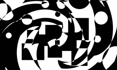 Modern tasarım siyah desen için monokrom dokusu