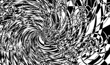 Yaratıcı bir kılıf yaratmak için siyah operasyon sanatı deseni