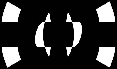 Beyaz arka planda operasyon sanatının mistik kalıpları