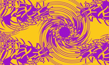 Turuncu arka planda büyüleyici operasyon sanatı biçimi