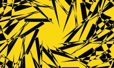 Siyah desenli soyut turuncu arkaplan