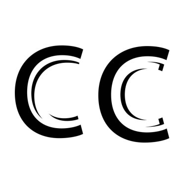 Beyaz arkaplanda C harfi logosu