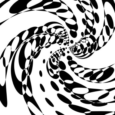 mistik siyah desenli gizemli operasyon sanatı