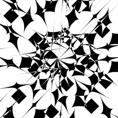 Beyaz zemin üzerinde siyah desen modern mistik duvar kağıdı