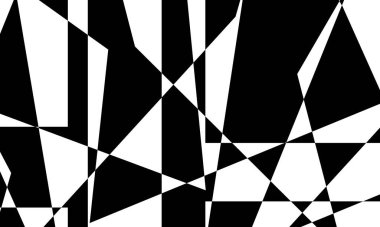 Beyaz arka planda siyah mistik desen şık ve gizemli.