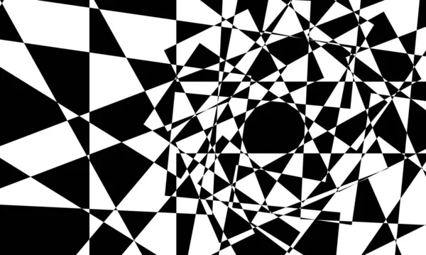 Черный Искаженный Шаблон Стиле Art Уникальный Дизайн Оригинальный Стиль — стоковый вектор