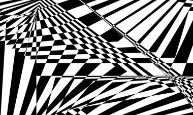 Operasyon sanatı tarzında tek renkli arka plan büyüleyici optik illüzyon