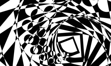 tapılası monokrom duvar kâğıdı ve operasyon sanatı desenleri