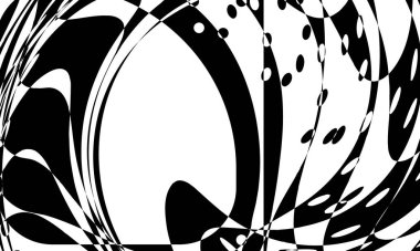 Beyaz arkaplan cadılar bayramı kavramında soyut ve gizemli siyah desenler