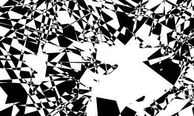 op- art tarzında dinamik monokrom duvar kağıdı