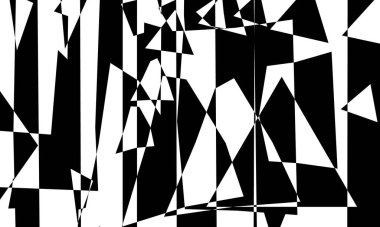 Tasarım için beyaz arkaplandaki fütürist siyah desen