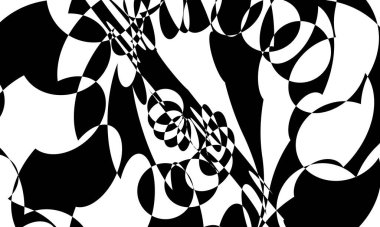 Operasyon sanatı tarzındaki siyah desenler modern tasarım için orijinal stil mistik duvar kağıdı