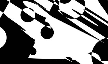 Sanat tarzında büyüleyici desenleri olan inanılmaz monokrom duvar kâğıdı.