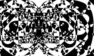 Modern tasarım için siyah desenli