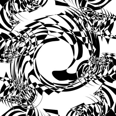 Operasyon sanatı biçiminde tasarım deseni için monokrom dokusu