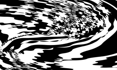 Modern tasarım için stil ve özgün siyah desen