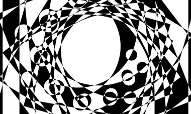 Benzersiz desenler Siyah beyaz tasarım