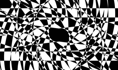 Cadılar bayramı için operasyon sanatı monokrom duvar kâğıdı tarzında siyah ve mistik benzersiz desen