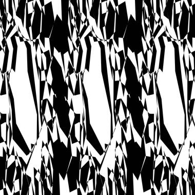 Esrarengiz siyah op-art desenler büyüleyici optik illüzyonlar