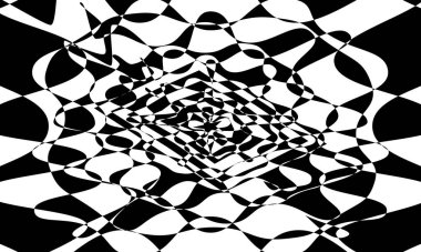 Tasarım monokrom kalıpları için şık duvar kâğıdı