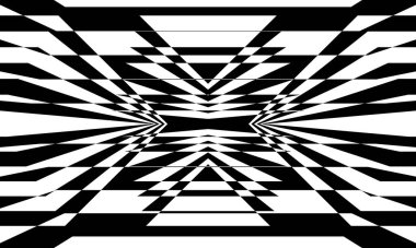 beyaz arka planda operasyon sanatı tarzında siyah desenler modern tasarım