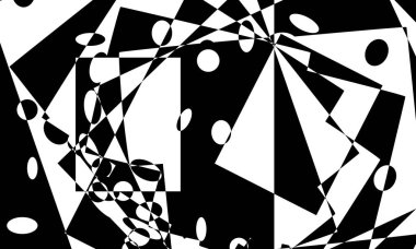 yaratıcı monokrom dokusu op sanat tarzı modern tasarım