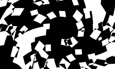 Beyaz arkaplanda siyah resim deseni