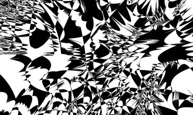 Orijinal siyah desenler tasarım için eşsiz tek renkli duvar kağıdı oluşturur