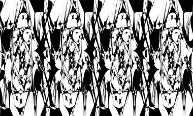 soyut siyah beyaz arka plan Fantastik optik yanılsama