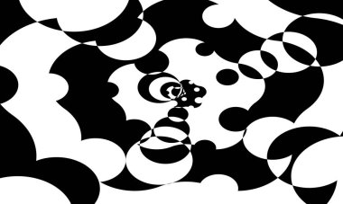 Beyaz arkaplanda cadılar bayramı için siyah gizemli desenler