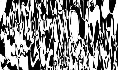 Beyaz arkaplanda operasyon sanatında fütürist siyah desenler