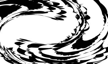 Modern tasarım için inanılmaz bir monokrom duvar kâğıdı. Operasyon sanatında eşsiz bir desen.