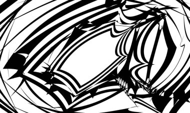 orijinal tasarım için optik illüzyonlu siyah desen